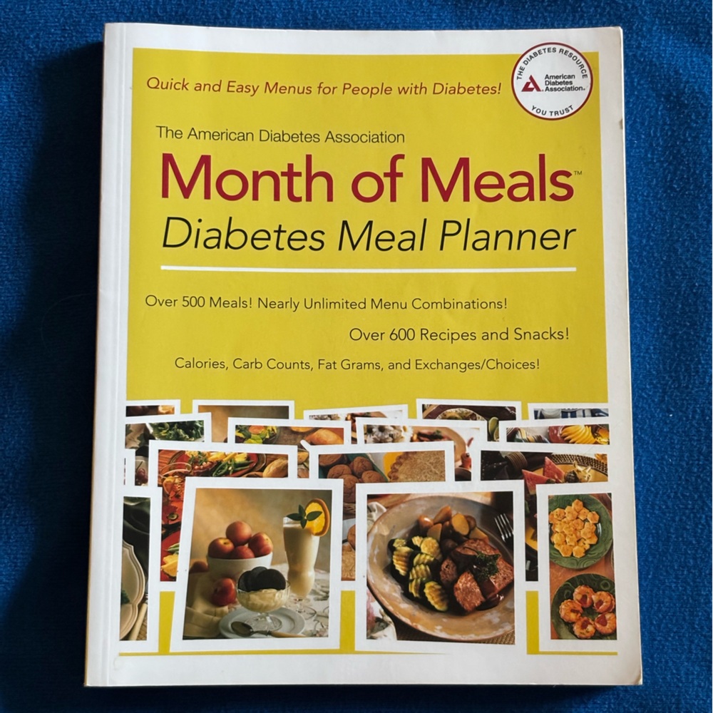 Month of Meals Diabetes Meal Planner book